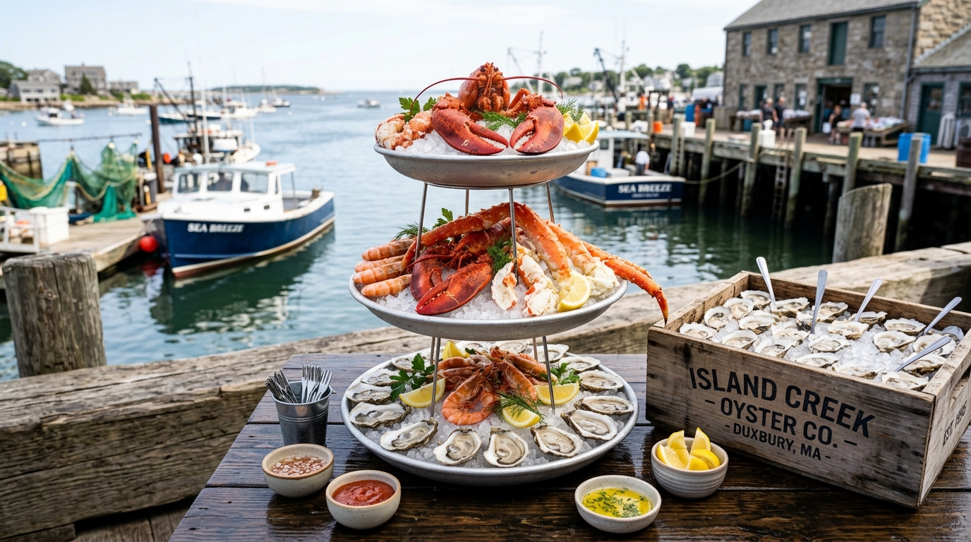 Wholesale Seafood Crates & Grand Raw Towers